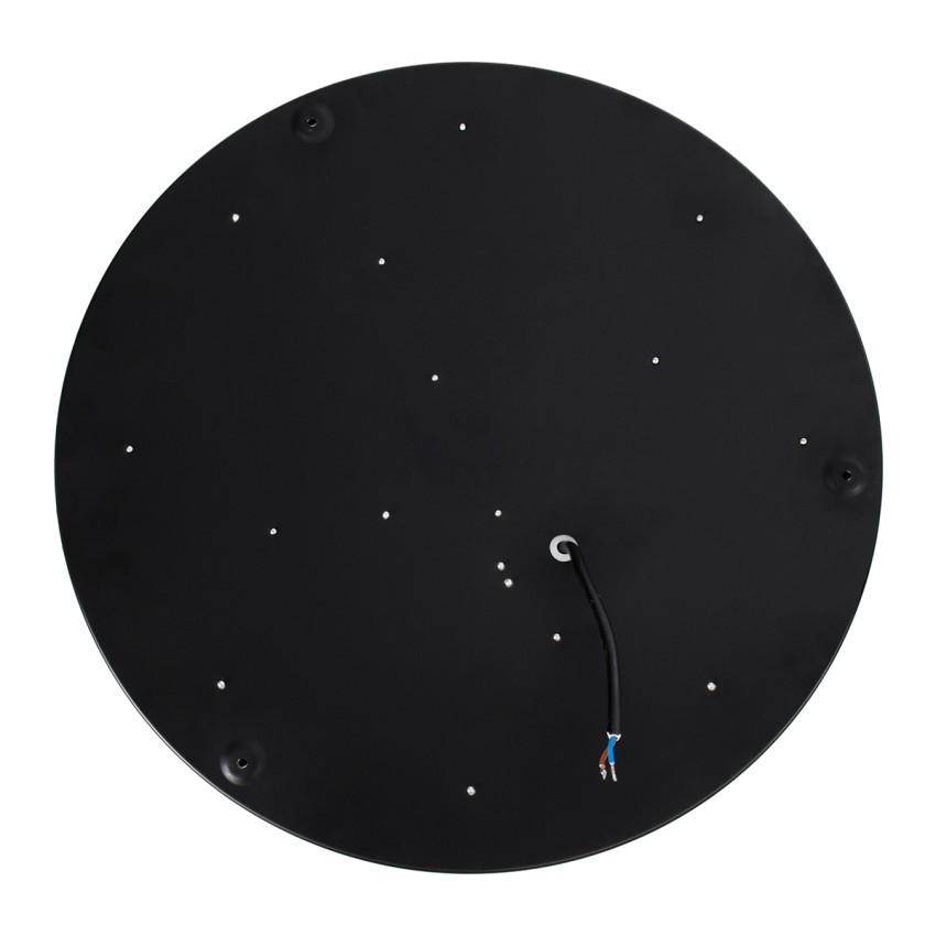 GLOBOSTAR® NARNIA  Μοντέρνο Φωτιστικό Οροφής LED 75W 8625lm 120° AC 220-240V IP20 Ρυθμιζόμενο Λευκό CCT με Χειριστήριο από 2700K έως 6000K Dimmable - Lumileds SMD Chip - Μαύρο Ματ - Μ45 x Π45 x Υ8cm