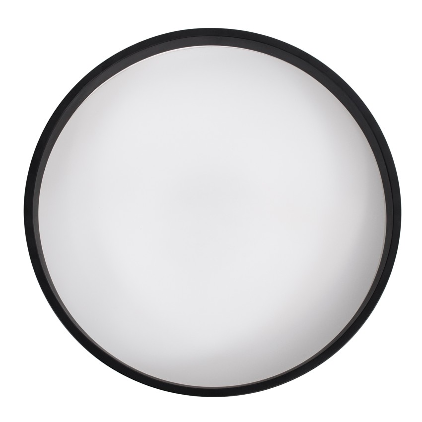 GLOBOSTAR® NARNIA  Μοντέρνο Φωτιστικό Οροφής LED 75W 8625lm 120° AC 220-240V IP20 Ρυθμιζόμενο Λευκό CCT με Χειριστήριο από 2700K έως 6000K Dimmable - Lumileds SMD Chip - Μαύρο Ματ - Μ45 x Π45 x Υ8cm