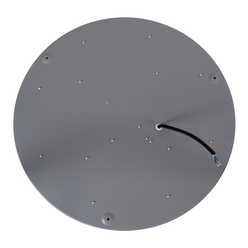 GLOBOSTAR® NARNIA  Μοντέρνο Φωτιστικό Οροφής LED 75W 8625lm 120° AC 220-240V IP20 Ρυθμιζόμενο Λευκό CCT με Χειριστήριο από 2700K έως 6000K Dimmable - Lumileds SMD Chip - Γκρι Ανθρακί Ματ - Μ45 x Π45 x Υ8cm