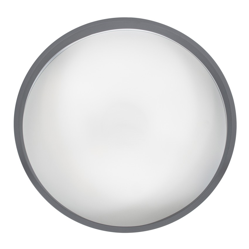 GLOBOSTAR® NARNIA  Μοντέρνο Φωτιστικό Οροφής LED 75W 8625lm 120° AC 220-240V IP20 Ρυθμιζόμενο Λευκό CCT με Χειριστήριο από 2700K έως 6000K Dimmable - Lumileds SMD Chip - Γκρι Ανθρακί Ματ - Μ45 x Π45 x Υ8cm