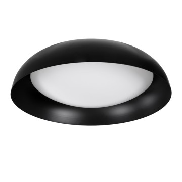 ANATOLIA  Πλαφονιέρα Οροφής LED CCT 75W 8625lm 120° AC 220-240V - Εναλλαγή Φωτισμού μέσω Τηλεχειριστηρίου All In One Ψυχρό 6000k+Φυσικό 4500k+Θερμό 2700k Dimmable Φ60cm - Μαύρο