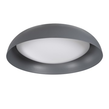 ANATOLIA  Πλαφονιέρα Οροφής LED CCT 75W 8625lm 120° AC 220-240V - Εναλλαγή Φωτισμού μέσω Τηλεχειριστηρίου All In One Ψυχρό 6000k+Φυσικό 4500k+Θερμό 2700k Dimmable Φ60cm - Γκρι Ανθρακί