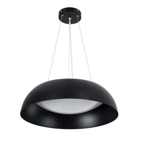 ANATOLIA  Κρεμαστή Πλαφονιέρα Οροφής LED CCT 60W 6900lm 120° AC 220-240V - Εναλλαγή Φωτισμού μέσω Τηλεχειριστηρίου All In One Ψυχρό 6000k+Φυσικό 4500k+Θερμό 2700k Dimmable Φ43cm - Μαύρο