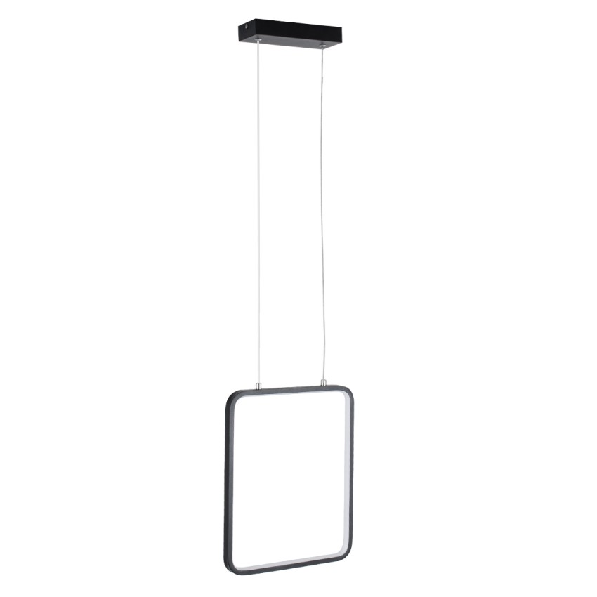 NEROBA  Κρεμαστό Φωτιστικό Οροφής Linear Design LED CCT 18W 1980lm 360° AC 220-240V - Εναλλαγή Φωτισμού μέσω Διακόπτη On/Off All In One Ψυχρό 6000k+Φυσικό 4500k+Θερμό 2700k Μ29 x Π2 x Υ36cm - Μαύρο