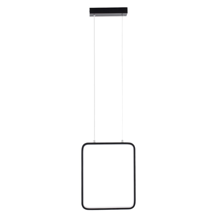 NEROBA  Κρεμαστό Φωτιστικό Οροφής Linear Design LED CCT 18W 1980lm 360° AC 220-240V - Εναλλαγή Φωτισμού μέσω Διακόπτη On/Off All In One Ψυχρό 6000k+Φυσικό 4500k+Θερμό 2700k Μ29 x Π2 x Υ36cm - Μαύρο