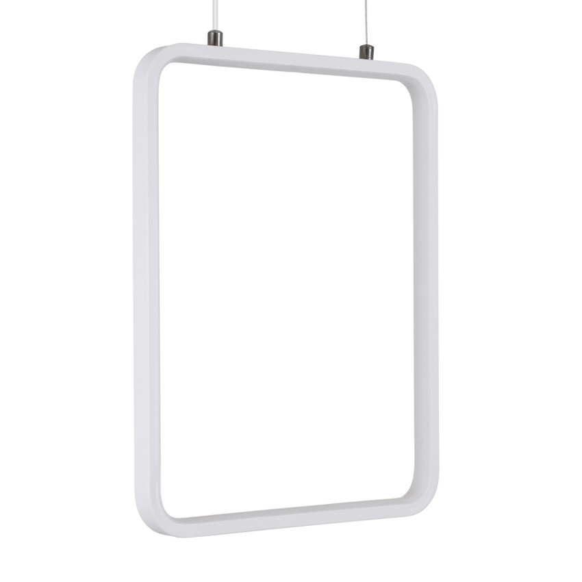 NEROBA  Κρεμαστό Φωτιστικό Οροφής Linear Design LED CCT 18W 1980lm 360° AC 220-240V - Εναλλαγή Φωτισμού μέσω Διακόπτη On/Off All In One Ψυχρό 6000k+Φυσικό 4500k+Θερμό 2700k Μ29 x Π2 x Υ36cm - Λευκό