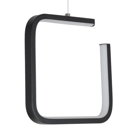 CEROBA  Κρεμαστό Φωτιστικό Οροφής Linear Design LED CCT 12W 1320lm 360° AC 220-240V - Εναλλαγή Φωτισμού μέσω Διακόπτη On/Off All In One Ψυχρό 6000k+Φυσικό 4500k+Θερμό 2700k Μ22 x Π2 x Υ22cm - Μαύρο