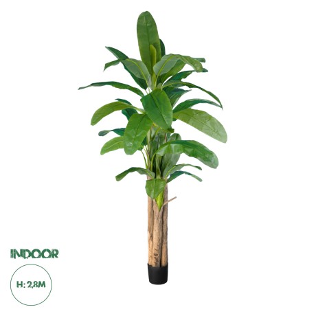 Τεχνητός Κήπος BANANA TREE  - Τεχνητό Διακοσμητικό Φυτό Μπανανιά - Μπανανόδεντρο Υ280cm