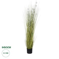 Τεχνητός Κήπος ERIOPHORUM ANGUSTIFOLIUM COTTON GRASS  Τεχνητό Διακοσμητικό Φυτό Γρασίδι του Βαμβακιού Υ150cm