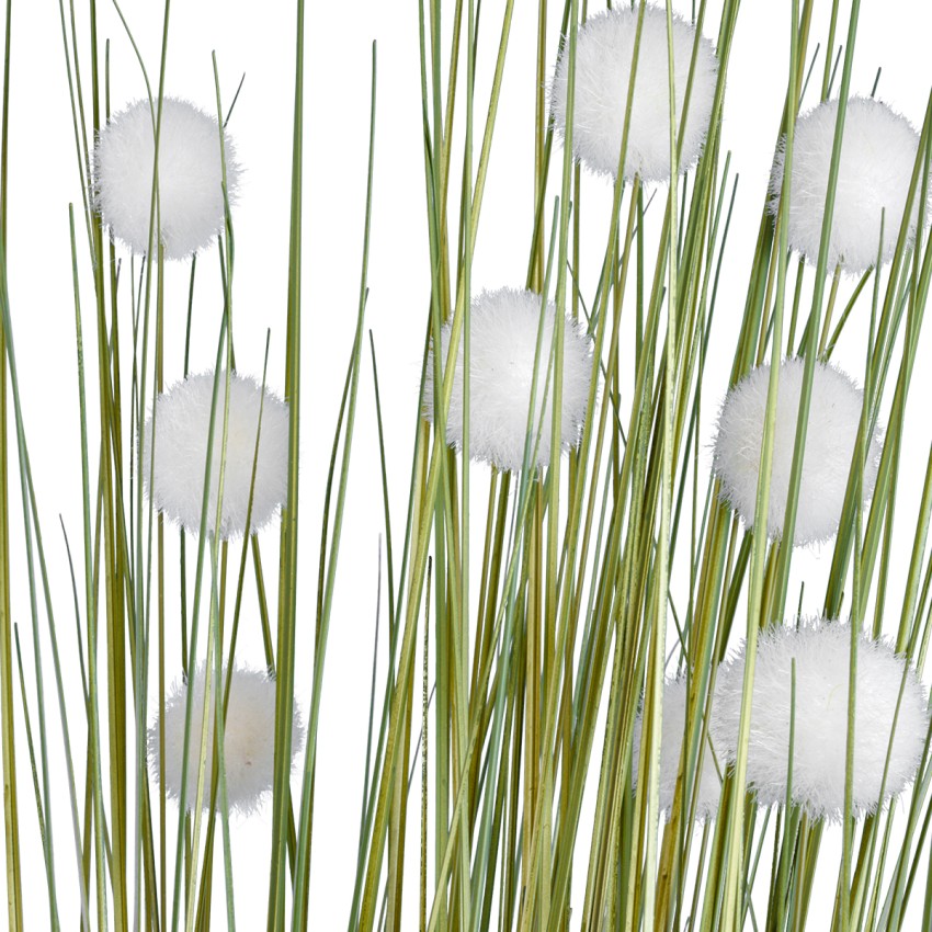 Τεχνητός Κήπος ERIOPHORUM ANGUSTIFOLIUM COTTON GRASS  Τεχνητό Διακοσμητικό Φυτό Γρασίδι του Βαμβακιού Υ150cm