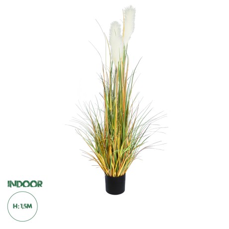 Τεχνητός Κήπος PAMPAS GRASS  Τεχνητό Διακοσμητικό Φυτό Γρασίδι της Πάμπας Υ150cm