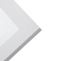 ZEUS  Χωνευτό LED Panel 60x60cm 48W 7440lm 120° CRI≥86Ra UGR<19 Anti-Glare Shield Diffuser AC 220-240V IP44 Μ60 x Π60 x Υ3.3cm - Ψυχρό Λευκό 6000K - Bridgelux High Lumen Chips - TÜV Certified Driver