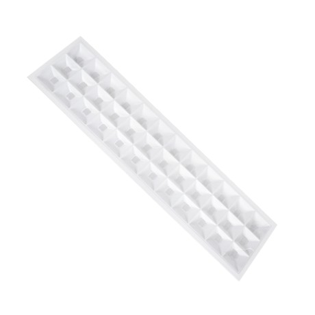 ZEUS  Χωνευτό LED Panel 120x30cm 48W 7440lm 120° CRI≥86Ra UGR<19 Anti-Glare Shield Diffuser AC 220-240V IP44 Μ60 x Π60 x Υ3.3cm - Ψυχρό Λευκό 6000K - Bridgelux High Lumen Chips - TÜV Certified Driver