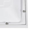 ZEUS  Χωνευτό LED Panel 120x30cm 48W 7440lm 120° CRI≥86Ra UGR<19 Anti-Glare Shield Diffuser AC 220-240V IP44 Μ60 x Π60 x Υ3.3cm - Ψυχρό Λευκό 6000K - Bridgelux High Lumen Chips - TÜV Certified Driver