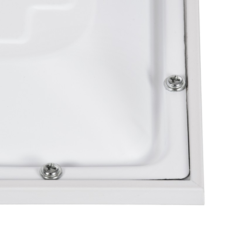 ZEUS  Χωνευτό LED Panel 120x30cm 48W 7440lm 120° CRI≥86Ra UGR<19 Anti-Glare Shield Diffuser AC 220-240V IP44 Μ60 x Π60 x Υ3.3cm - Ψυχρό Λευκό 6000K - Bridgelux High Lumen Chips - TÜV Certified Driver