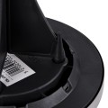 ΣΕΤ 4 Τεμαχίων Αυτόνομα Ηλιακά Φωτιστικά LED SMD 0.80W/Τεμ. 80lm/Τεμ. με Ενσωματωμένη Μπαταρία 600mAh - Φωτοβολταϊκό Πάνελ με Αισθητήρα Ημέρας-Νύχτας Αδιάβροχο IP65 Φανάρι Κήπου Στρογγυλό Ψυχρό Λευκό 6000K Φ12 x Υ13cm
