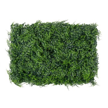 Συνθετικό Τεχνητό Διακοσμητικό Πάνελ Φυλλωσιάς - Κάθετος Κήπος Λέιλαντ - Νάνος Κισσός Πράσινο Μ60 x Υ40 x Π9cm