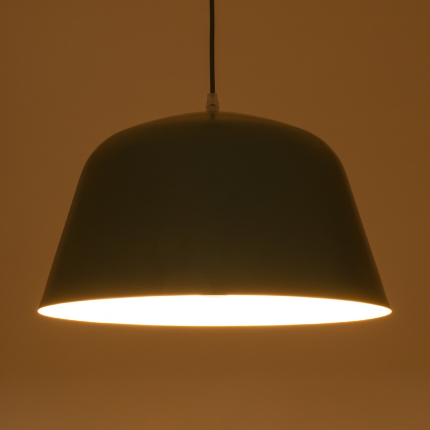 GLOBOSTAR® UPVALE  Μοντέρνο Κρεμαστό Φωτιστικό Οροφής με Ντουί 1 x E27 AC 220-240V IP20 - Πράσινο & Λευκό - Μ40 x Π40 x Υ24cm