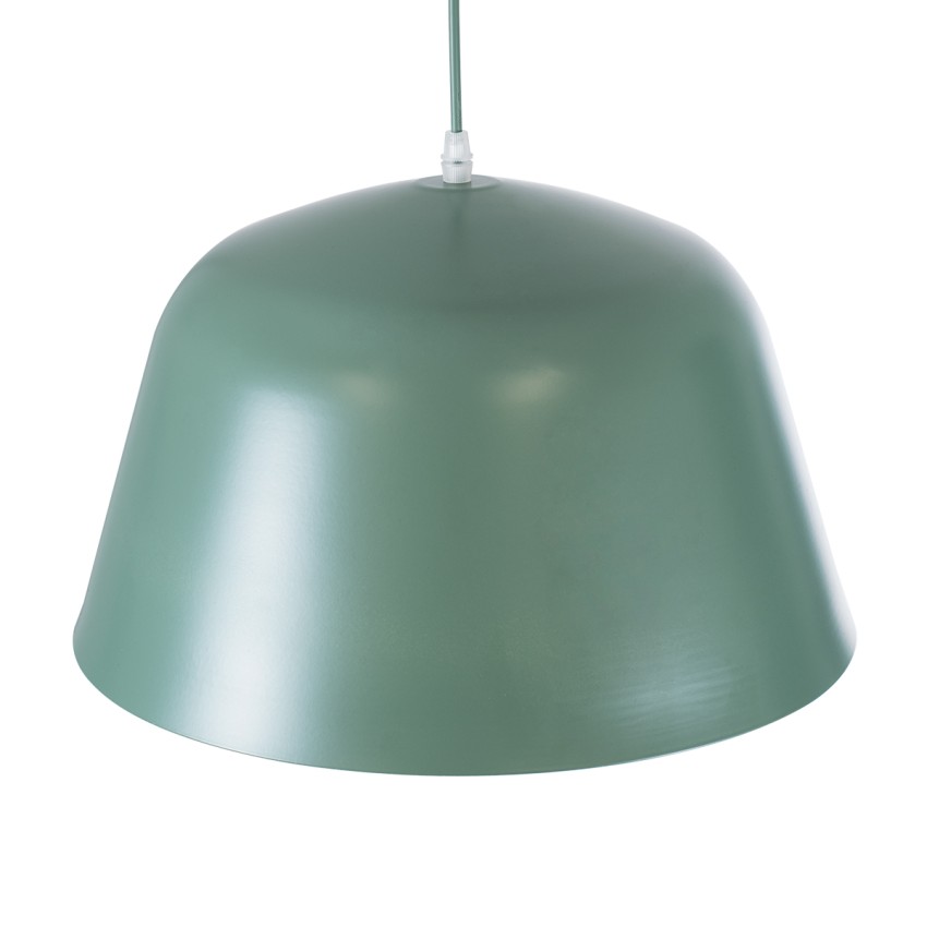 GLOBOSTAR® UPVALE  Μοντέρνο Κρεμαστό Φωτιστικό Οροφής με Ντουί 1 x E27 AC 220-240V IP20 - Πράσινο & Λευκό - Μ40 x Π40 x Υ24cm