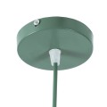 GLOBOSTAR® UPVALE  Μοντέρνο Κρεμαστό Φωτιστικό Οροφής με Ντουί 1 x E27 AC 220-240V IP20 - Πράσινο & Λευκό - Μ40 x Π40 x Υ24cm