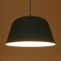 GLOBOSTAR® UPVALE  Μοντέρνο Κρεμαστό Φωτιστικό Οροφής με Ντουί 1 x E27 AC 220-240V IP20 - Γαλάζιο & Λευκό - Μ40 x Π40 x Υ24cm