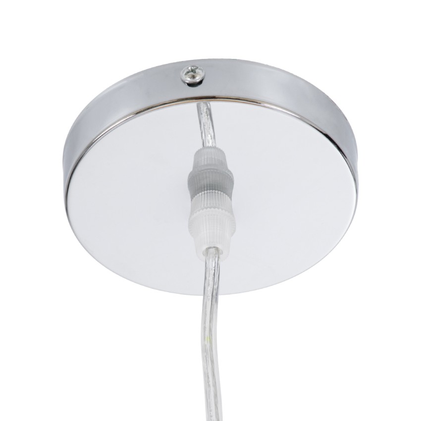 GLOBOSTAR® CHEOPE  Boho Κρεμαστό Φωτιστικό Οροφής με Ντουί 1 x E27 AC 220-240V IP20 - Μπεζ - Μ45 x Π45 x Υ35cm