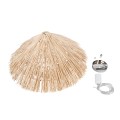 GLOBOSTAR® CHEOPE  Boho Κρεμαστό Φωτιστικό Οροφής με Ντουί 1 x E27 AC 220-240V IP20 - Μπεζ - Μ45 x Π45 x Υ35cm