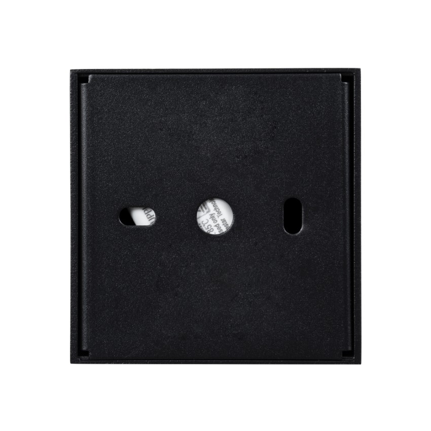 LUMINAR SUPERIOR  Επιφανειακό LED Spot Downlight TrimLess 14W 1960lm 36° AC 220-240V IP20 Μ8.2 x Π8.2 x Υ6.6cm - Μαύρο με Κάτοπτρο Χρωμίου - Φυσικό Λευκό 4500K - Bridgelux High Lumen Chip Gen2 - TÜV Certified Driver