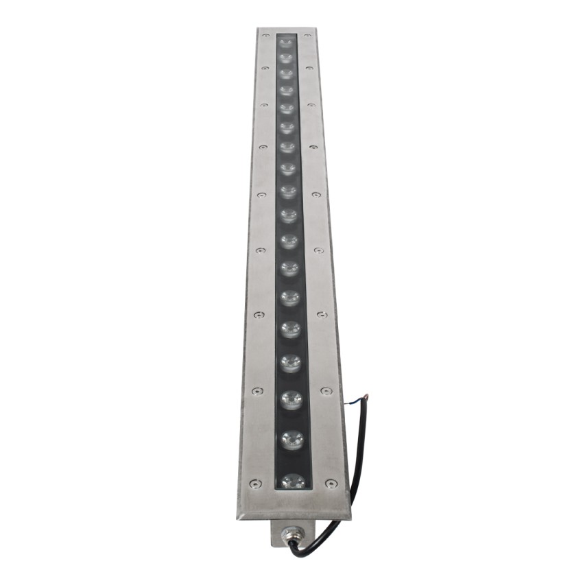 UNDERGROUND-REMVI  Χωνευτό Φωτιστικό Wall Washer Δαπέδου LED 18W 1440lm 10° DC 24V Αδιάβροχο IP68 L100 x W9 x H7.2cm Μπλε - Ανοξείδωτο Ατσάλι