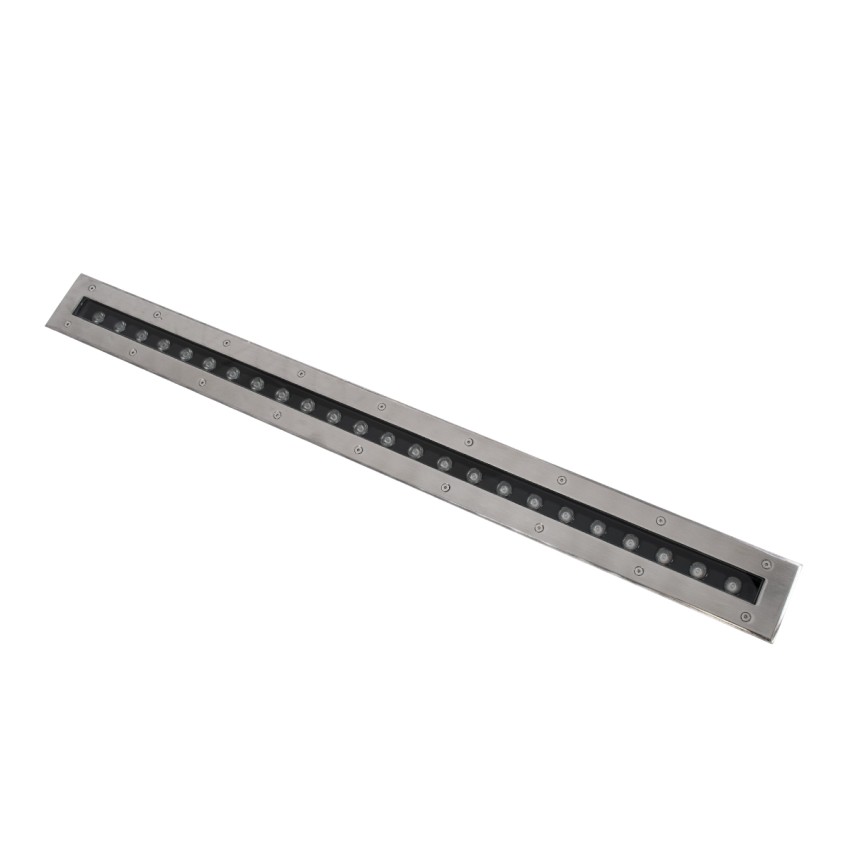 UNDERGROUND-REMVI  Χωνευτό Φωτιστικό Wall Washer Δαπέδου LED 18W 1440lm 10° DC 24V Αδιάβροχο IP68 L100 x W9 x H7.2cm Πράσινο - Ανοξείδωτο Ατσάλι