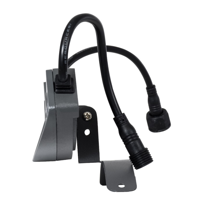 GLOBOSTAR® TREELIGHT-E  Κυρτή Μπάρα Φωτισμού Wall Washer για Φυτά - Δέντρα LED 6W 690lm 15° DC 24V Αδιάβροχο IP65 Φυσικό Λευκό 4500K Dimmable - Γκρι Ανθρακί - Μ17.5 x Π4.5 x Υ8cm