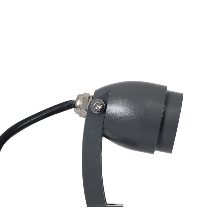 GLOBOSTAR® TREELIGHT-TREEGAL  Σποτ Φωτισμού για Φυτά - Δέντρα με Βάση Μπετού & Κορμού LED 3W 330lm 15° DC 24V Αδιάβροχο IP65 Θερμό Λευκό 2700K Dimmable - Γκρι Ανθρακί - Μ5 x Π5 x Υ14.7cm