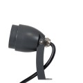 GLOBOSTAR® TREELIGHT-TREEGAL  Σποτ Φωτισμού για Φυτά - Δέντρα με Βάση Μπετού & Κορμού LED 3W 330lm 15° DC 24V Αδιάβροχο IP65 Θερμό Λευκό 2700K Dimmable - Γκρι Ανθρακί - Μ5 x Π5 x Υ14.7cm