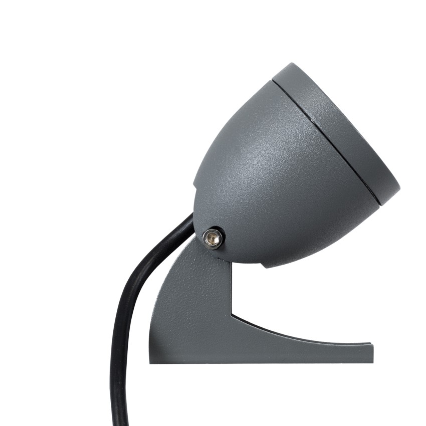 GLOBOSTAR® TREELIGHT-TREESPO  Σποτ Φωτισμού για Φυτά - Δέντρα LED 6W 660lm 15° DC 24V Αδιάβροχο IP65 Θερμό Λευκό 2700K Dimmable - Γκρι Ανθρακί - Μ6.6 x Π9 x Υ12cm