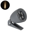 GLOBOSTAR® TREELIGHT-TREESPO  Σποτ Φωτισμού για Φυτά - Δέντρα LED 12W 1320lm 15° DC 24V Αδιάβροχο IP65 Θερμό Λευκό 2700K Dimmable - Γκρι Ανθρακί - Μ9 x Π11 x Υ9cm