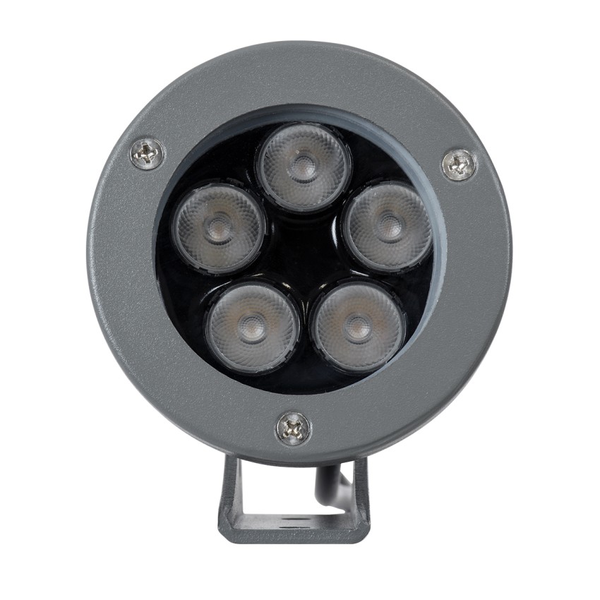 GLOBOSTAR® TREELIGHT-TREESPO  Σποτ Φωτισμού για Φυτά - Δέντρα LED 12W 1320lm 15° DC 24V Αδιάβροχο IP65 Θερμό Λευκό 2700K Dimmable - Γκρι Ανθρακί - Μ9 x Π11 x Υ9cm