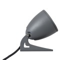GLOBOSTAR® TREELIGHT-TREESPO  Σποτ Φωτισμού για Φυτά - Δέντρα LED 12W 1320lm 15° DC 24V Αδιάβροχο IP65 Θερμό Λευκό 2700K Dimmable - Γκρι Ανθρακί - Μ9 x Π11 x Υ9cm