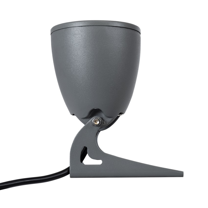 GLOBOSTAR® TREELIGHT-TREESPO  Σποτ Φωτισμού για Φυτά - Δέντρα LED 12W 1320lm 15° DC 24V Αδιάβροχο IP65 Θερμό Λευκό 2700K Dimmable - Γκρι Ανθρακί - Μ9 x Π11 x Υ9cm