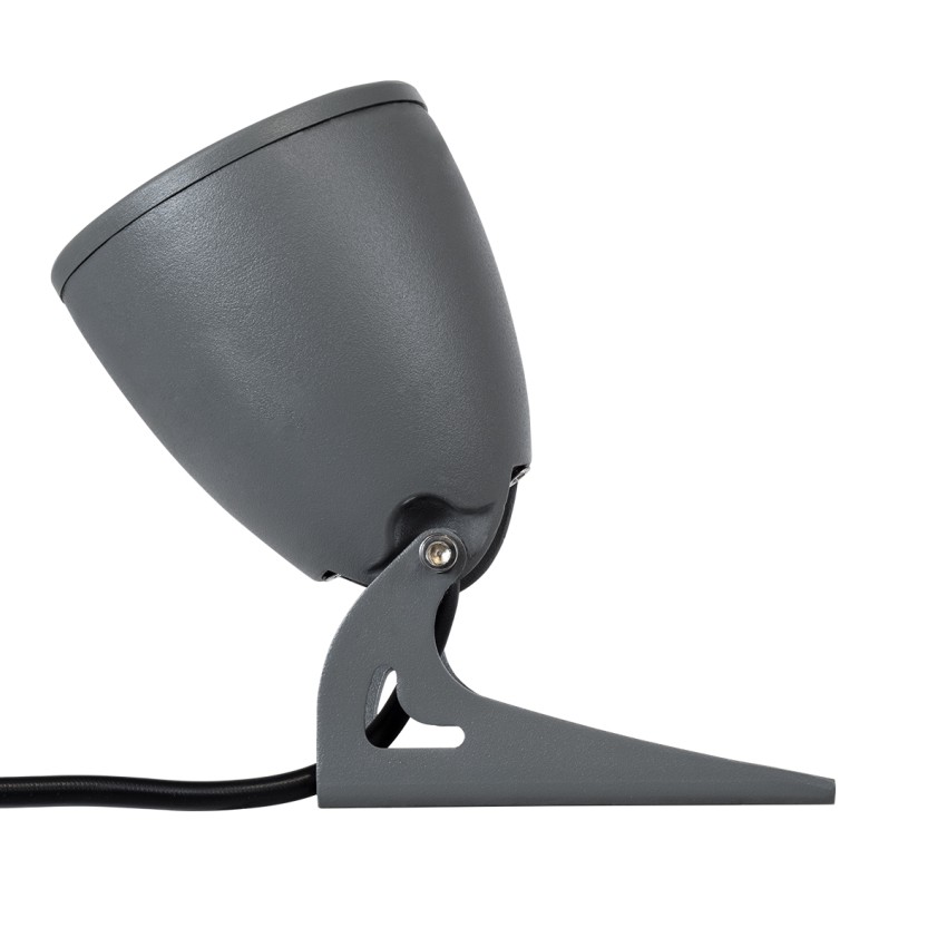 GLOBOSTAR® TREELIGHT-TREESPO  Σποτ Φωτισμού για Φυτά - Δέντρα LED 12W 1320lm 15° DC 24V Αδιάβροχο IP65 Θερμό Λευκό 2700K Dimmable - Γκρι Ανθρακί - Μ9 x Π11 x Υ9cm