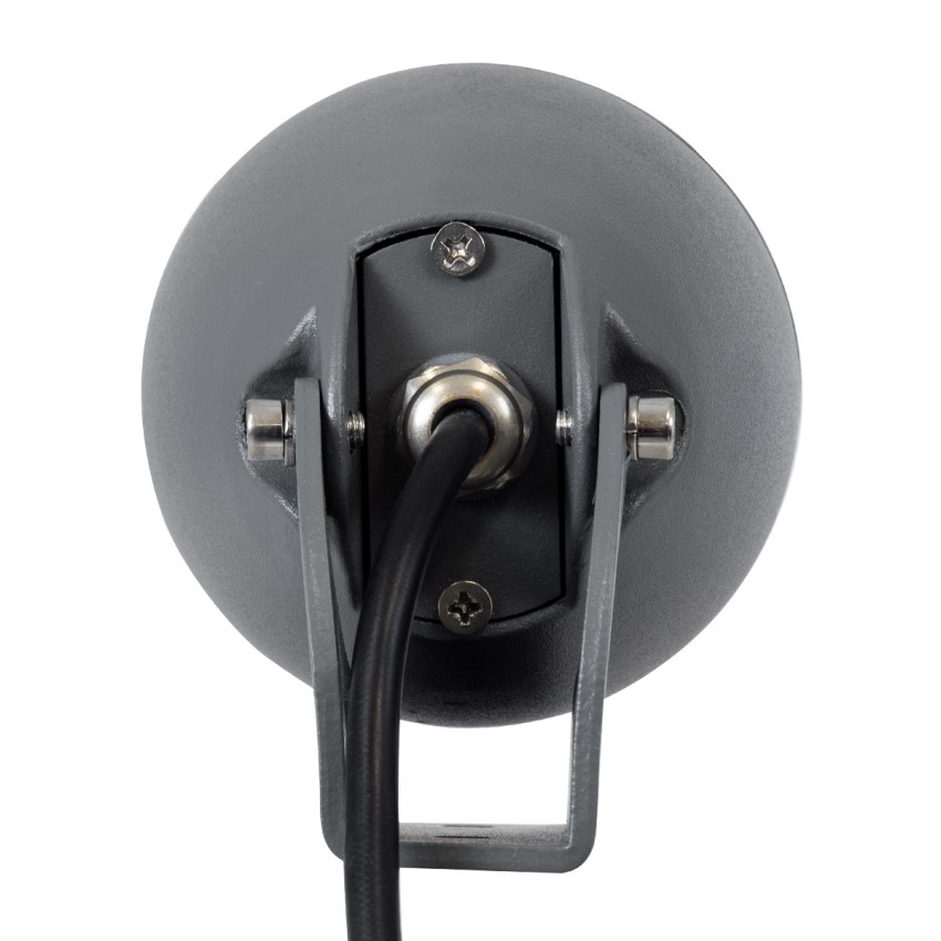 GLOBOSTAR® TREELIGHT-TREESPO  Σποτ Φωτισμού για Φυτά - Δέντρα LED 12W 1320lm 15° DC 24V Αδιάβροχο IP65 Θερμό Λευκό 2700K Dimmable - Γκρι Ανθρακί - Μ9 x Π11 x Υ9cm