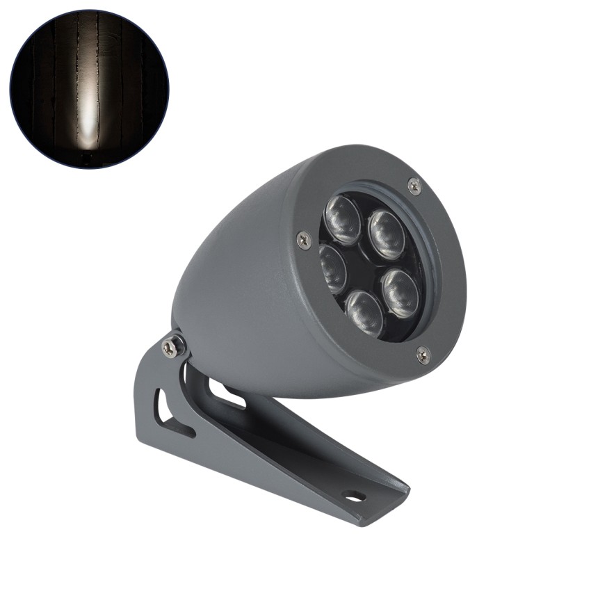 TREELIGHT-TREESPO  Σποτ Φωτισμού Ειδικό για Φυτά - Δέντρα LED 12W 1380lm 15° DC 24V Αδιάβροχο IP67 Μ9 x Π11 x Υ9cm Φυσικό Λευκό 4500K - Γκρι Ανθρακί