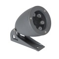 GLOBOSTAR® TREESPO  Φωτιστικό Σποτ για Φυτά - Δέντρα LED 12W 1260lm 15° DC 24V Αδιάβροχο IP67 Πολύχρωμο RGBW Dimmable DMX512 - Bridgelux SMD Chip - Γκρι Ανθρακί - Μ9 x Π11 x Υ9cm