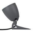 GLOBOSTAR® TREESPO  Φωτιστικό Σποτ για Φυτά - Δέντρα LED 12W 1260lm 15° DC 24V Αδιάβροχο IP67 Πολύχρωμο RGBW Dimmable DMX512 - Bridgelux SMD Chip - Γκρι Ανθρακί - Μ9 x Π11 x Υ9cm