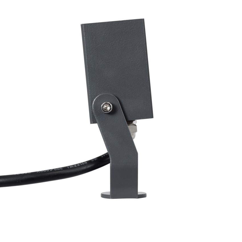 GLOBOSTAR® TREELIGHT-TREEMARO  Σποτ Φωτισμού για Φυτά - Δέντρα LED 3W 330lm 8° DC 24V Αδιάβροχο IP65 Θερμό Λευκό 2700K Dimmable - Γκρι Ανθρακί - Μ3.5 x Π6.4 x Υ10cm