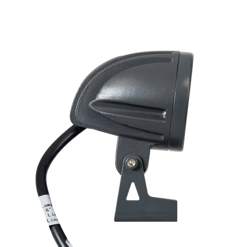 GLOBOSTAR® TREELIGHT-TREEDITA  Σποτ Φωτισμού για Φυτά - Δέντρα LED 3W 330lm 8° DC 24V Αδιάβροχο IP65 Θερμό Λευκό 2700K Dimmable - Γκρι Ανθρακί - Μ5.7 x Π6.5 x Υ9.8cm