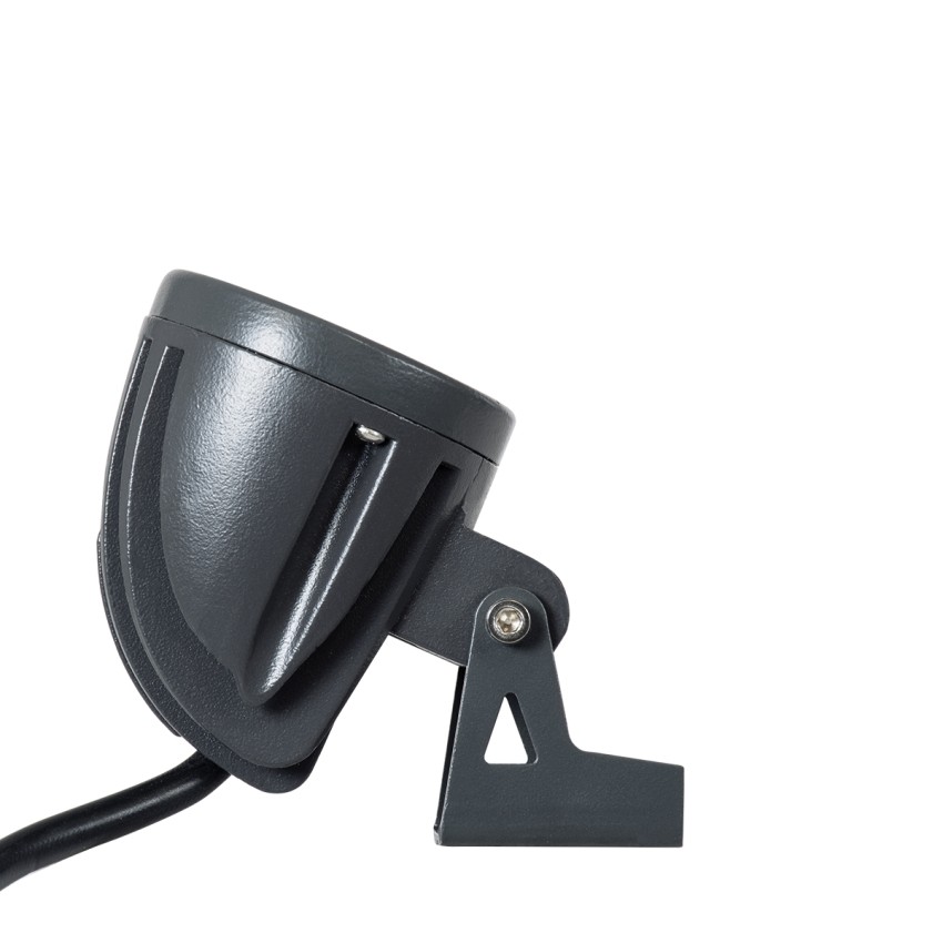 GLOBOSTAR® TREELIGHT-TREEDITA  Σποτ Φωτισμού για Φυτά - Δέντρα LED 3W 330lm 8° DC 24V Αδιάβροχο IP65 Θερμό Λευκό 2700K Dimmable - Γκρι Ανθρακί - Μ5.7 x Π6.5 x Υ9.8cm