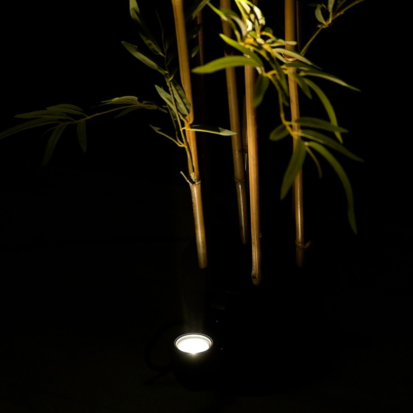 GLOBOSTAR® TREELIGHT-TREEDITA  Σποτ Φωτισμού για Φυτά - Δέντρα LED 3W 330lm 8° DC 24V Αδιάβροχο IP65 Θερμό Λευκό 2700K Dimmable - Γκρι Ανθρακί - Μ5.7 x Π6.5 x Υ9.8cm