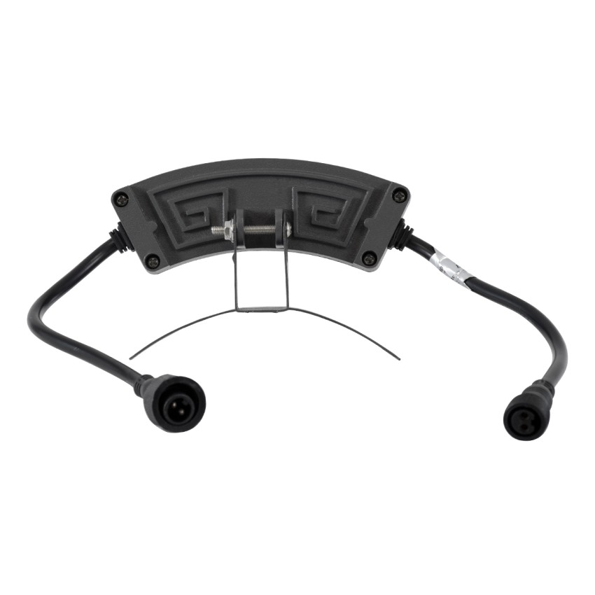 GLOBOSTAR® TREELIGHT-E  Κυρτή Μπάρα Φωτισμού Wall Washer για Φυτά - Δέντρα LED 3W 315lm 15° DC 24V Αδιάβροχο IP65 Πορτοκαλί 2200K Dimmable - Γκρι Ανθρακί - Μ11 x Π3 x Υ8cm