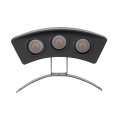 GLOBOSTAR® TREELIGHT-E  Κυρτή Μπάρα Φωτισμού Wall Washer για Φυτά - Δέντρα LED 3W 330lm 15° DC 24V Αδιάβροχο IP65 Θερμό Λευκό 2700K Dimmable - Γκρι Ανθρακί - Μ11 x Π3 x Υ8cm