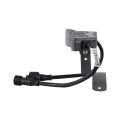GLOBOSTAR® TREELIGHT-E  Κυρτή Μπάρα Φωτισμού Wall Washer για Φυτά - Δέντρα LED 3W 330lm 15° DC 24V Αδιάβροχο IP65 Θερμό Λευκό 2700K Dimmable - Γκρι Ανθρακί - Μ11 x Π3 x Υ8cm